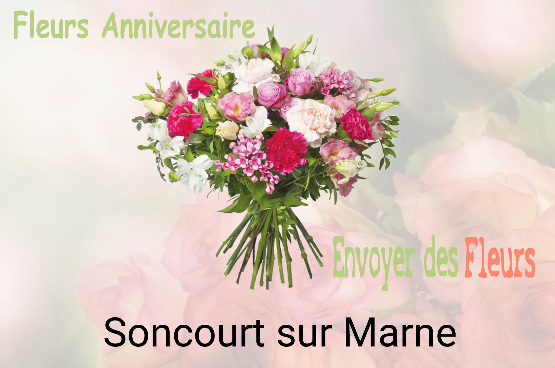 Bouquet de fleurs d’anniversaire livré à Soncourt-sur-Marne